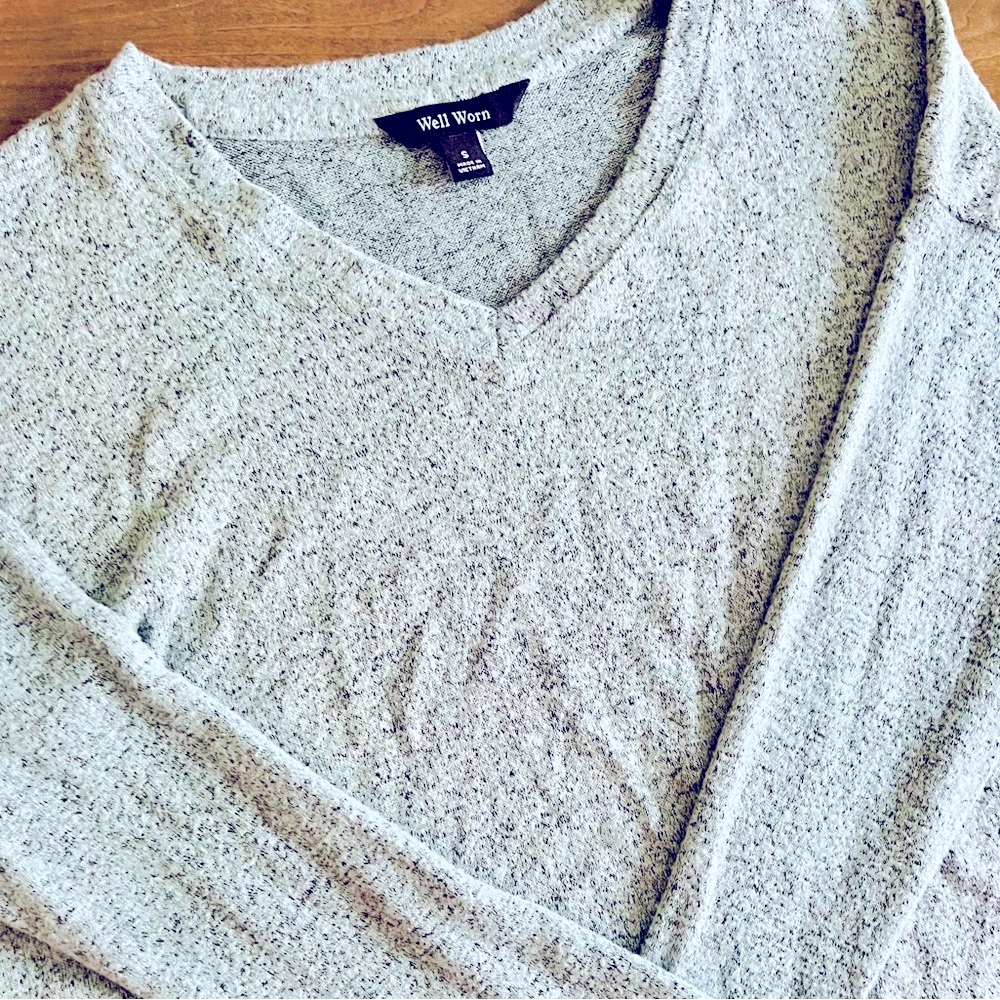 Well Worn V-Neck Sweater